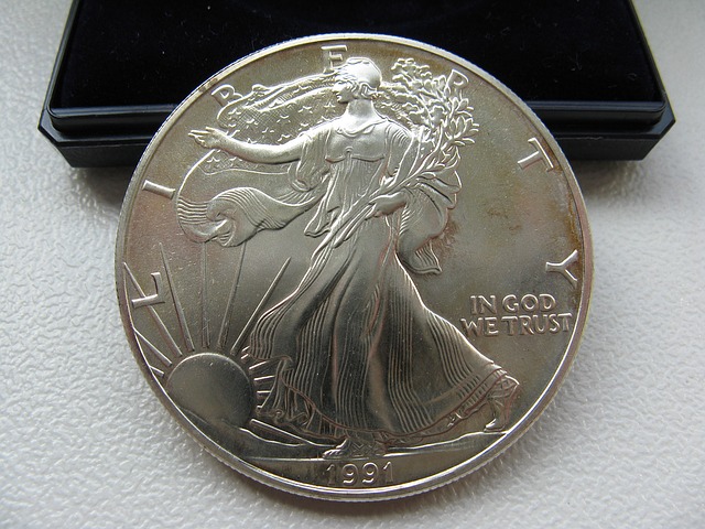 stříbrná mince